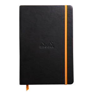 Rhodia Hardcover Notebook - A5 - Black - Lined